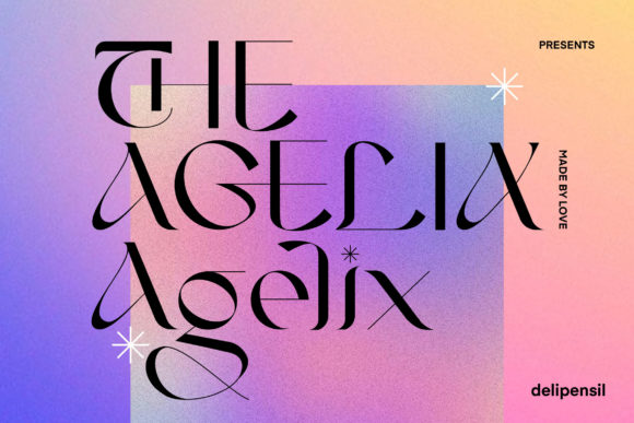 Agelix: A Display Font That Elevates Marketing Visuals