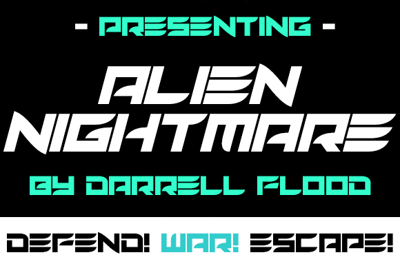 Alien Nightmare: A Display Font That Commands Attention