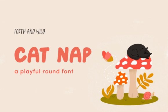 Cat Nap Font: A Bold, Friendly Touch for Your Brand