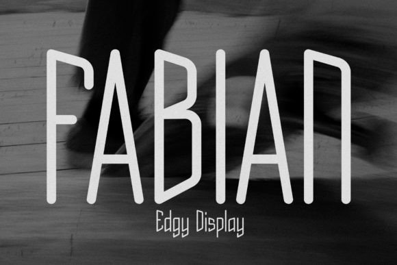 Fabian: Edgy Punk Display Typeface for Handmade Brands