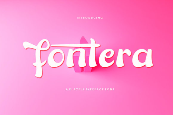 Fonsera: A Bold, Brushed Display Font for Handmade Charm