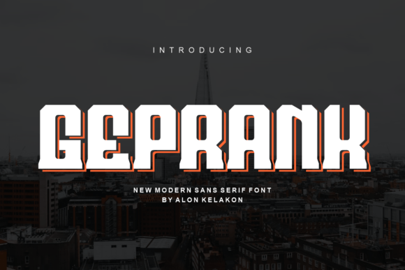 Geprank: A Bold, Modern Display Font That Delivers
