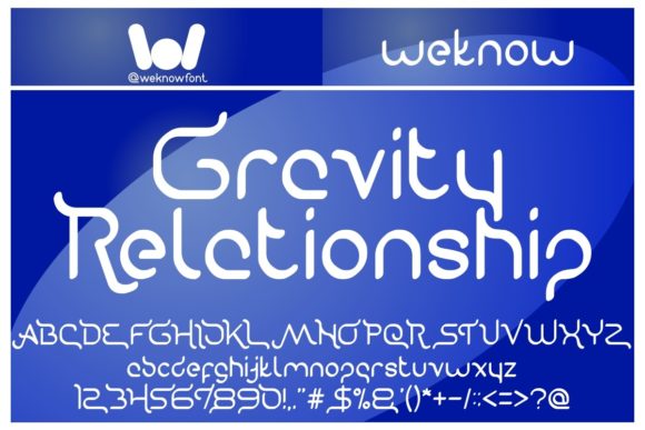 Gravity Relationship: A Display Font That Anchors Your Handmade Brand