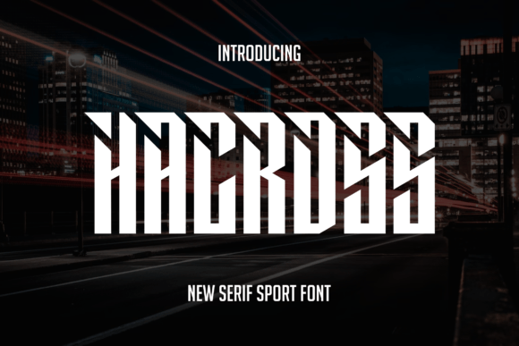 Hacross: A Bold Display Font That Elevates Real Business Branding