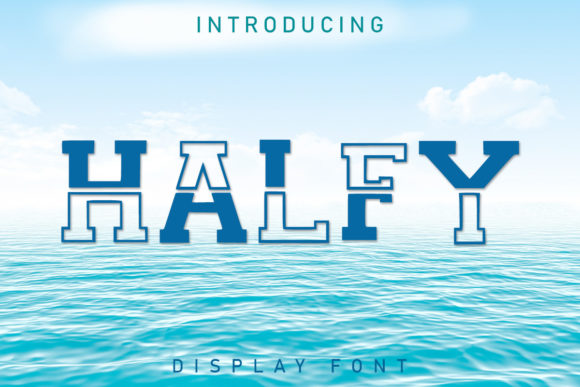 Halfy: A Display Font That Makes Your Headlines Instantly Clickable