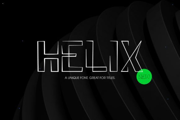 Helix: A Display Typeface That Elevates Editorial Design