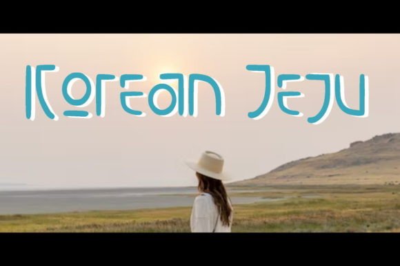 Korean Jeju: A Soft, Modern Display Font for Digital Branding
