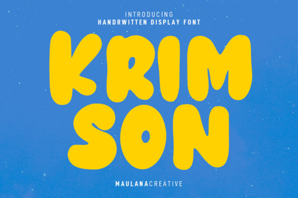 Krimson: A Playful Display Font That Lifts Digital Branding