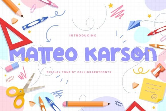 Matteo Karson: A Playful Display Font for Digital Branding