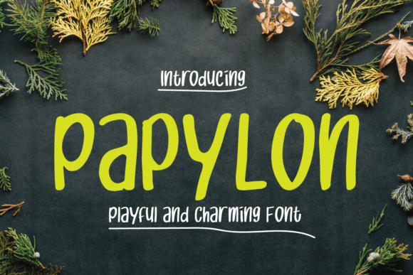 Papylon: A Handwritten Display Font That Makes Your Message Instantly Click