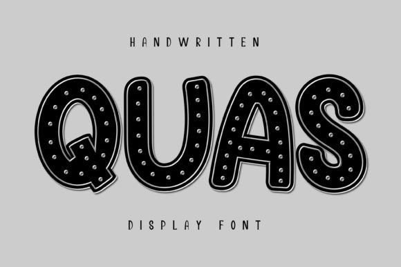 Quas: A Bold Display Font That Grabs Attention—Without Screaming