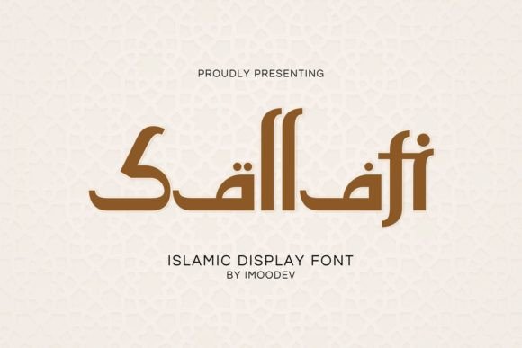 Sallafi: An Elegant Arabic Display Font for Editorial Calm