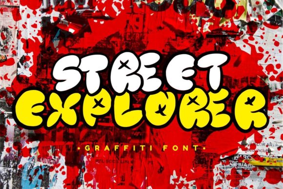 Street Explorer: A Graffiti-Style Display Font for Editorial Impact