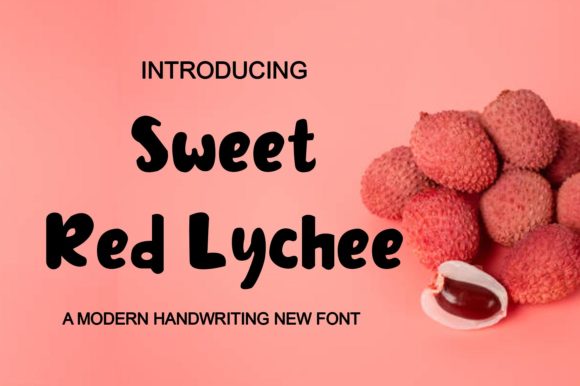 Sweet Red Lychee: A Friendly Display Font That Makes Your Brand Feel Like Home