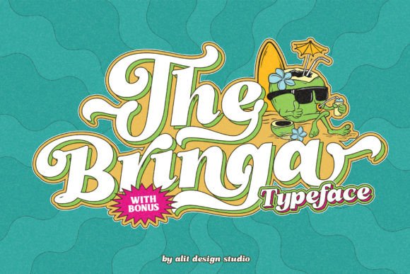 The Bringa: A Retro Display Font That Elevates Real Small Business Branding