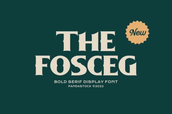 The Fosceg: A Modern Display Font for Digital Design