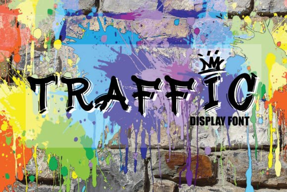 Traffic: A Bold Urban Display Font for Digital Design