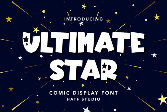 Ultimate Star: A Bold Display Font for Digital Brand Impact