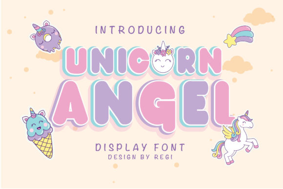 Unicorn Angel: A Playful Display Font for Branding That Feels Like Magic