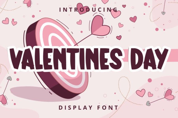 Valentines Day Font: A Playful, Heart-Filled Display Typeface for Small Brands