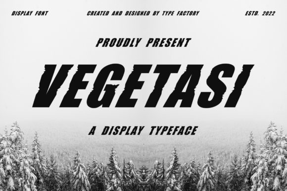 Vegetasi: A Lush, Confident Display Font