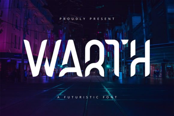 Warth: A Futuristic Display Font That Delivers Personality